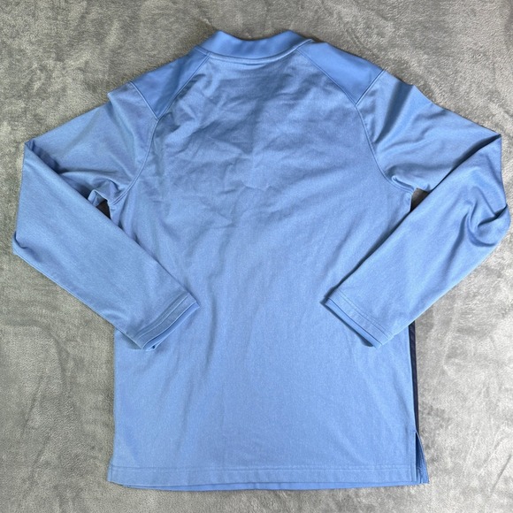 Jordan UNC Tar Heels Dri-FIT Quarter Zip Pullover Blue Mens Small 866565-448 - Picture 9 of 13